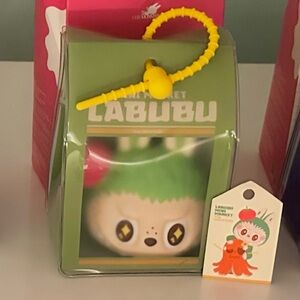 The Monsters Wacky Mart Series Labubu Squishy Pinch Pendant Grilled Sausage